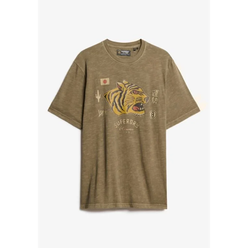 Superdry  Campaign Souvenir Loose T-Shirt for Men | Best Price UAE