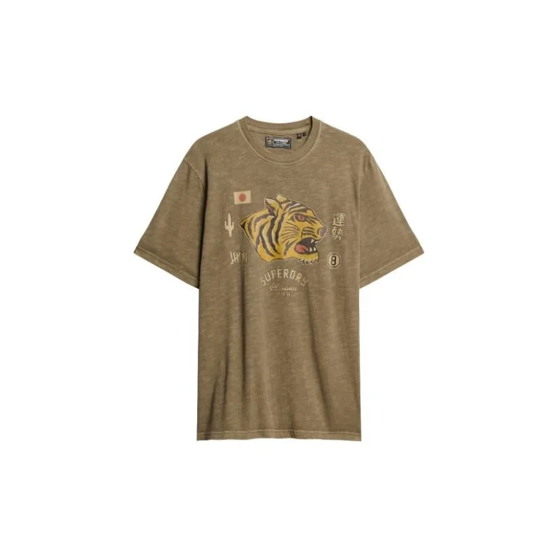 Superdry  Campaign Souvenir Loose T-Shirt for Men | Best Price UAE