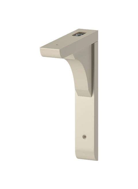 Elegant And Robust Bracket Grey Beige 18X22 Cm Perfect For Compact Shelving Solutions