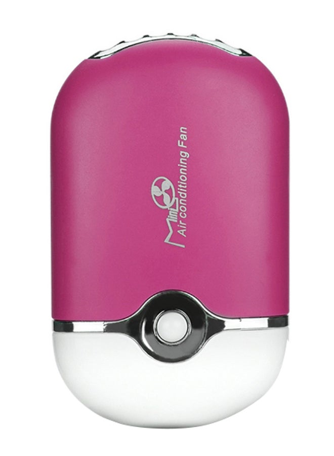 Loquat USB Rechargeable Handheld Eyelash Extension Air Conditioning Fan Pink/Silver/White - Image 1