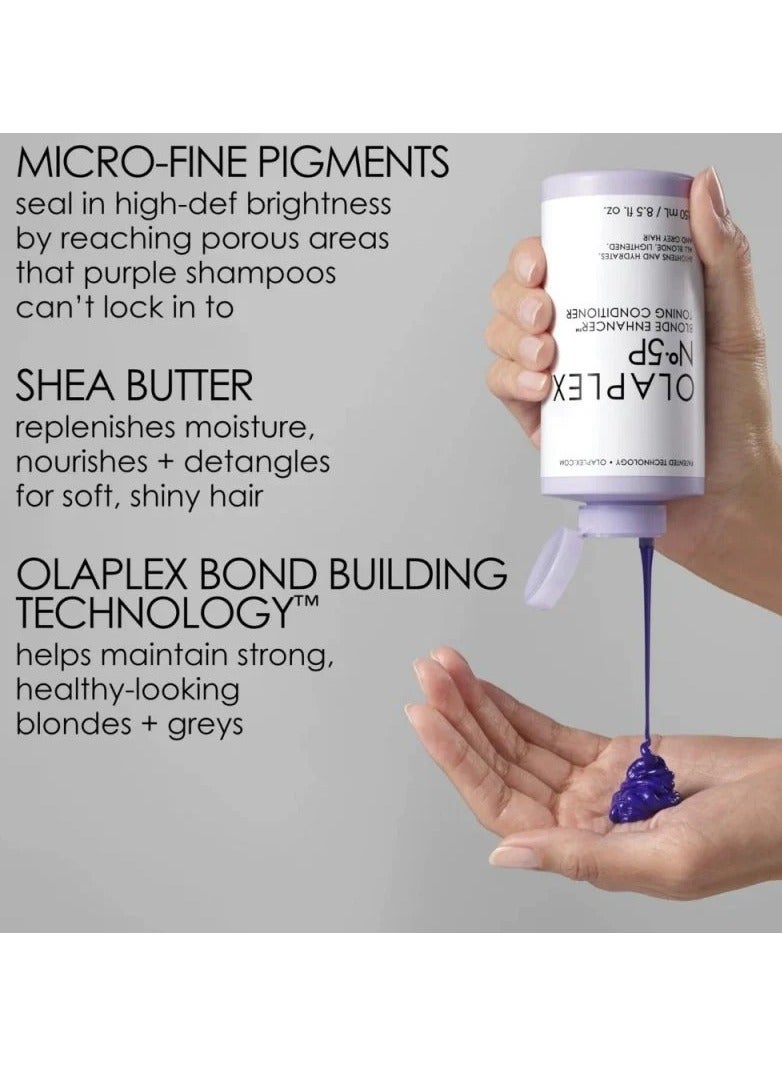 Olaplex No. 5P Blonde Enhancer Toning Conditioner Lavender Lavender 250ml - Image 2