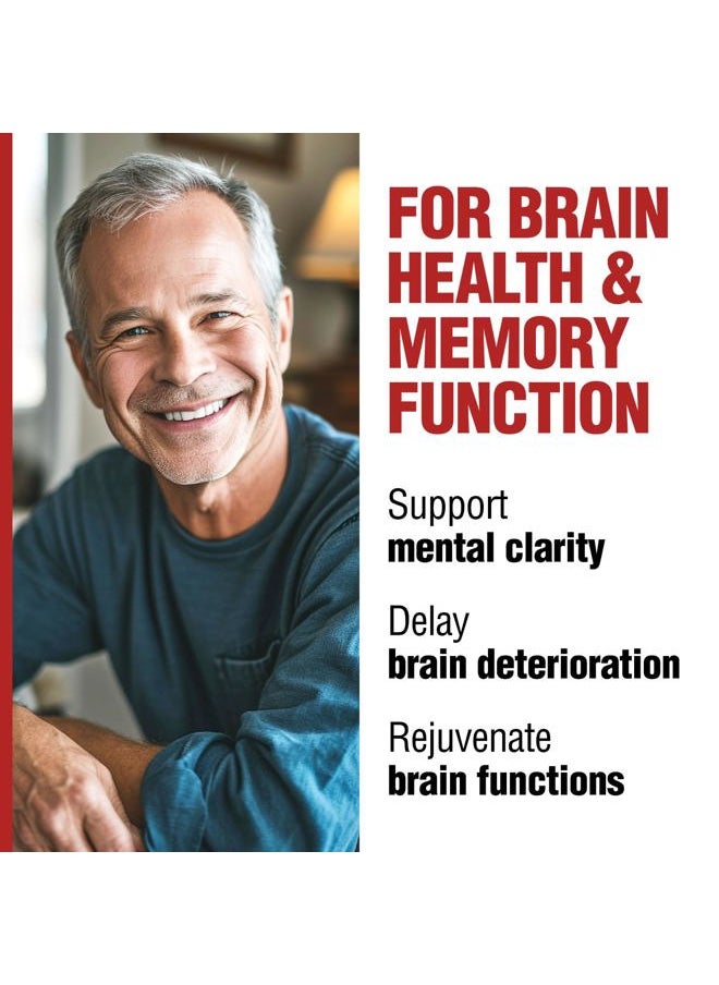 LABO Nutrition - NeuroREGAIN - Scallop-derived PLASMALOGEN for Brain Deterioration, Memory, Alertness, Learning, Concentration and Other Cognitive Functions – Suitable for Seniors, Adult Men & Women - Image 1