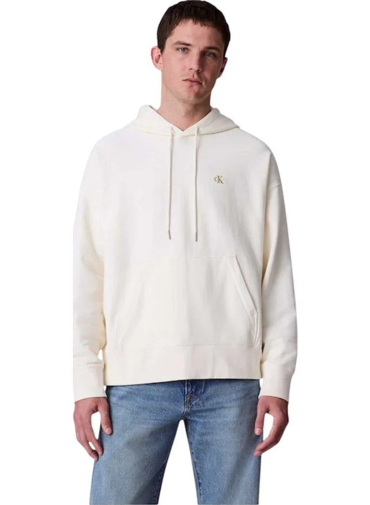 Relaxed Cotton Terry Hoodie
