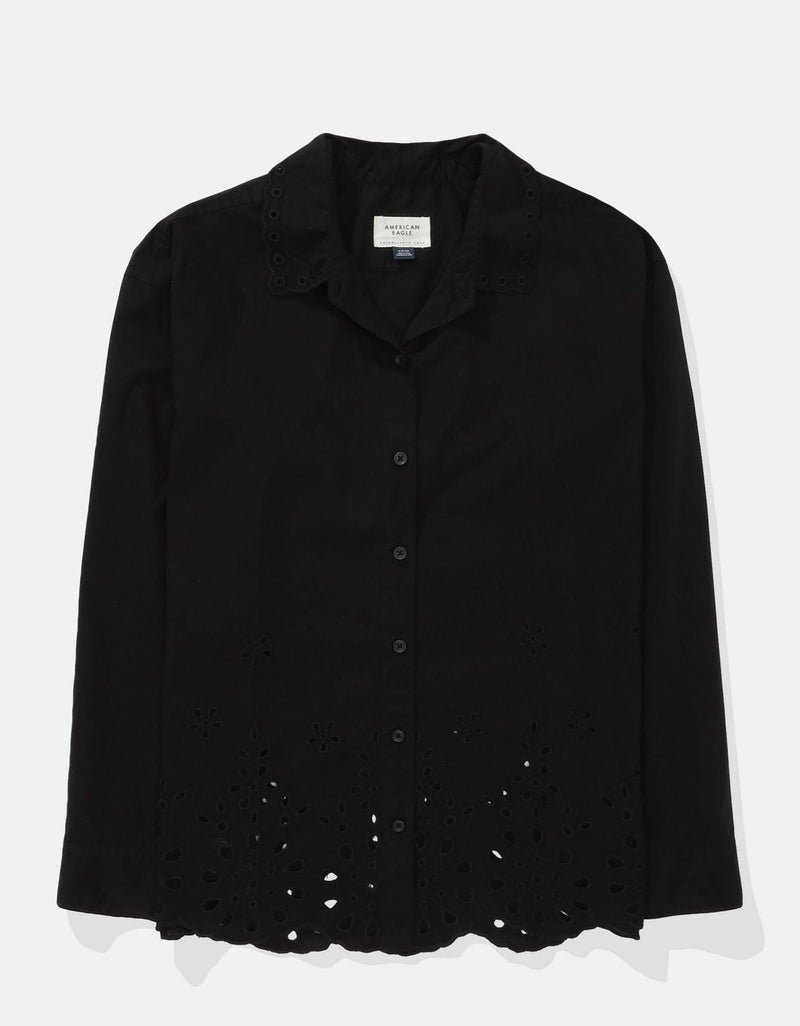 American Eagle AE Perfect Button-Up Shirt - Image 2