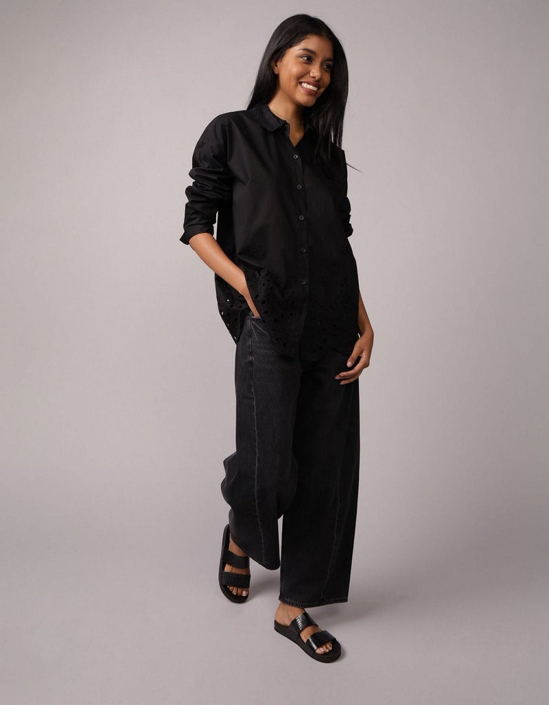 American Eagle AE Perfect Button-Up Shirt - Image 1