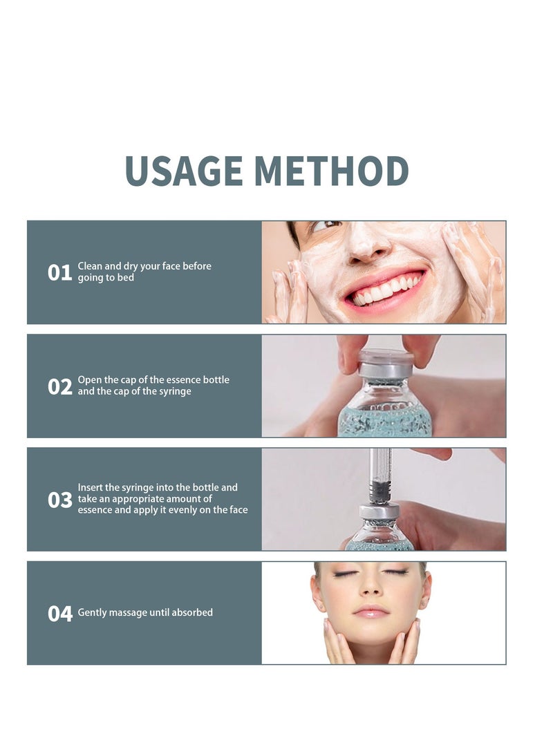 إيلهو مصل كوري مضاد للشيخوخة - مصل وجه ببتيد نحاسي للترطيب العميق وتعزيز الكولاجين ، يقلل من الخطوط الدقيقة والتجاعيد ، مناسب لجميع أنواع البشرة ، مرطب مهدئ للوجه (1 قطعة) - Image 4