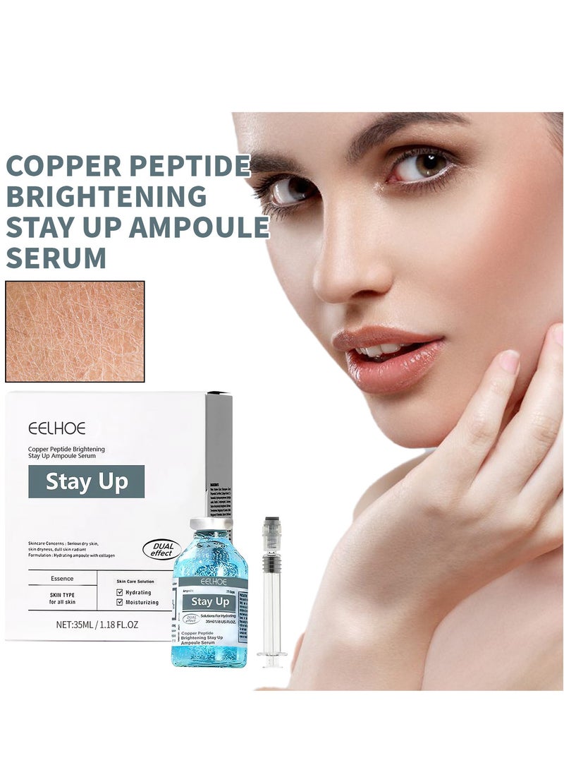 إيلهو مصل كوري مضاد للشيخوخة - مصل وجه ببتيد نحاسي للترطيب العميق وتعزيز الكولاجين ، يقلل من الخطوط الدقيقة والتجاعيد ، مناسب لجميع أنواع البشرة ، مرطب مهدئ للوجه (1 قطعة) - Image 5