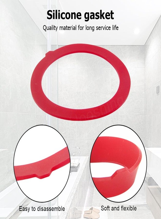 Hooshing 4 Pack Flush Valve Seal for Kohler Compatible Kohler Canister Flush Valve Seal Silicone Toilet Seal Rings K-GP1059291 Toilet Tank Gasket Replacement Parts - Image 3