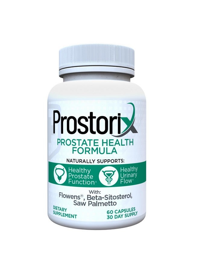 بروستوركس - مكمل البروستاتا للرجال - تركيبة طبيعية للبروستاتا تساعد في تقليل التبول المتكرر وتعزيز صحة البروستاتا العامة - ساو بالميتو، بيتا-سيتوستيرول، مسحوق التوت البري فلوينز والمزيد - Image 1