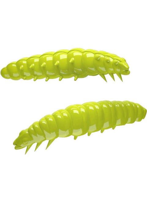 Larva Garlic Artificial Bait 006 - Hot YELLOW-45MM