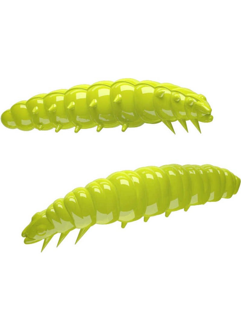 Larva Garlic Artificial Bait 006 - Hot YELLOW-45MM