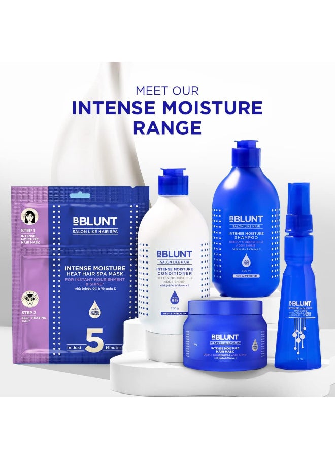 BBLUNT BBlunt Intense Moisture Heat Hair Spa Mask with Jojoba Oil & Vitamin E for Salon-Like Hair Spa at Home - 70 g, White, 70 g (Pack of 1)  - Image 5