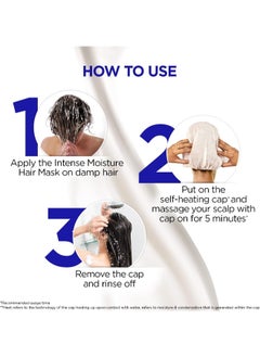 BBLUNT BBlunt Intense Moisture Heat Hair Spa Mask with Jojoba Oil & Vitamin E for Salon-Like Hair Spa at Home - 70 g, White, 70 g (Pack of 1)  - Image 4