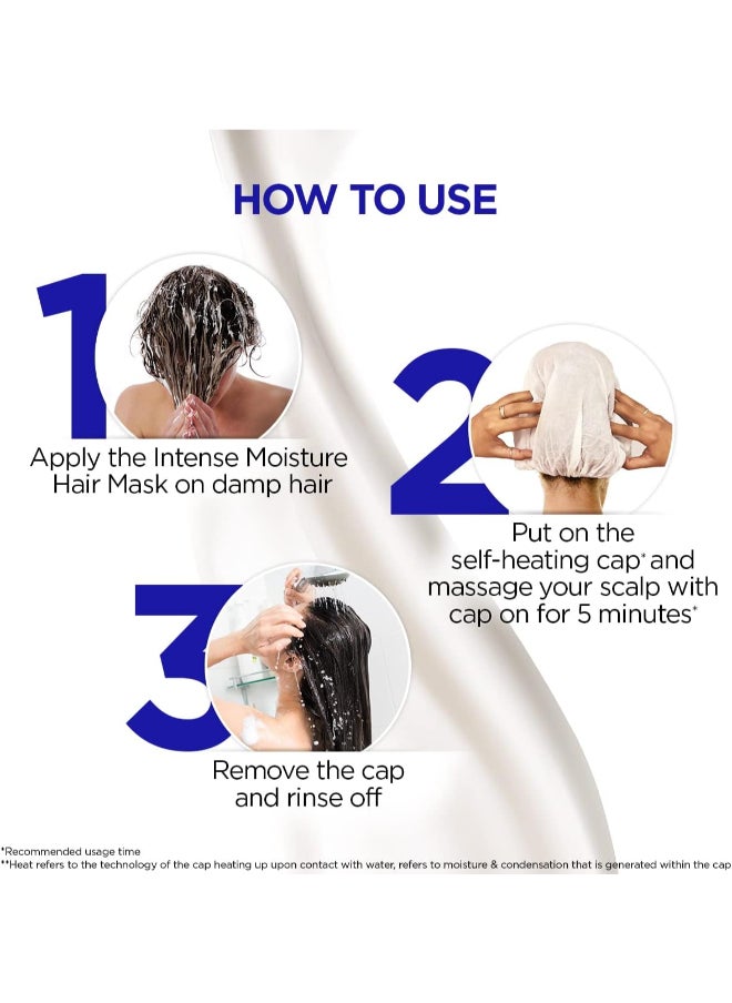 BBLUNT BBlunt Intense Moisture Heat Hair Spa Mask with Jojoba Oil & Vitamin E for Salon-Like Hair Spa at Home - 70 g, White, 70 g (Pack of 1)  - Image 4