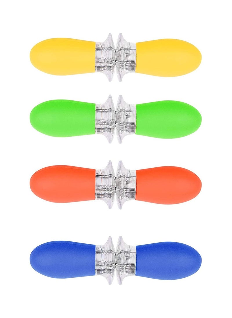 NIBEMINENT 4 Pairs Stainless Steel Corn Cob Holders Twin Prong BBQ Forks Skewers for Kids Use Home Cooking,Interlocking Design Cooking Parties Camping  - Image 3