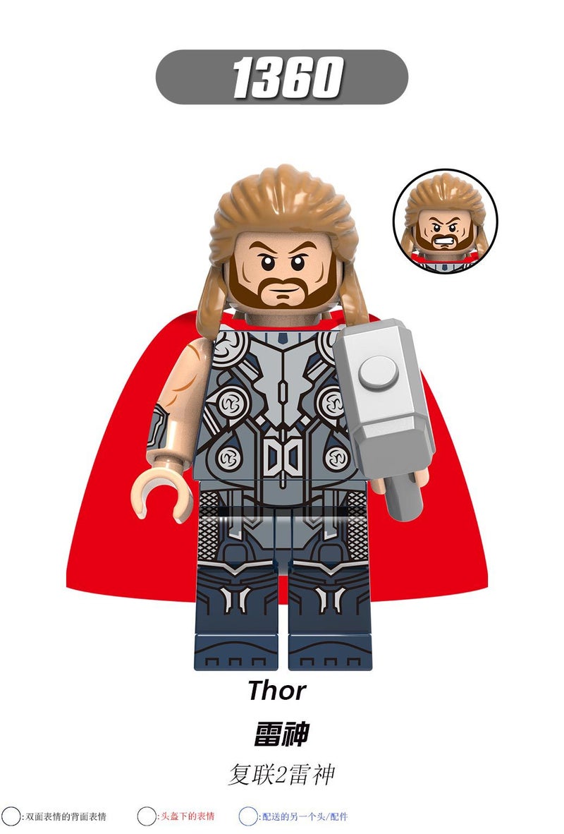 Xinhong X0269 Hero Series Loki Thor Building Block Action Figure Toy Hot Sale Bag Mixed Lot - Image 2
