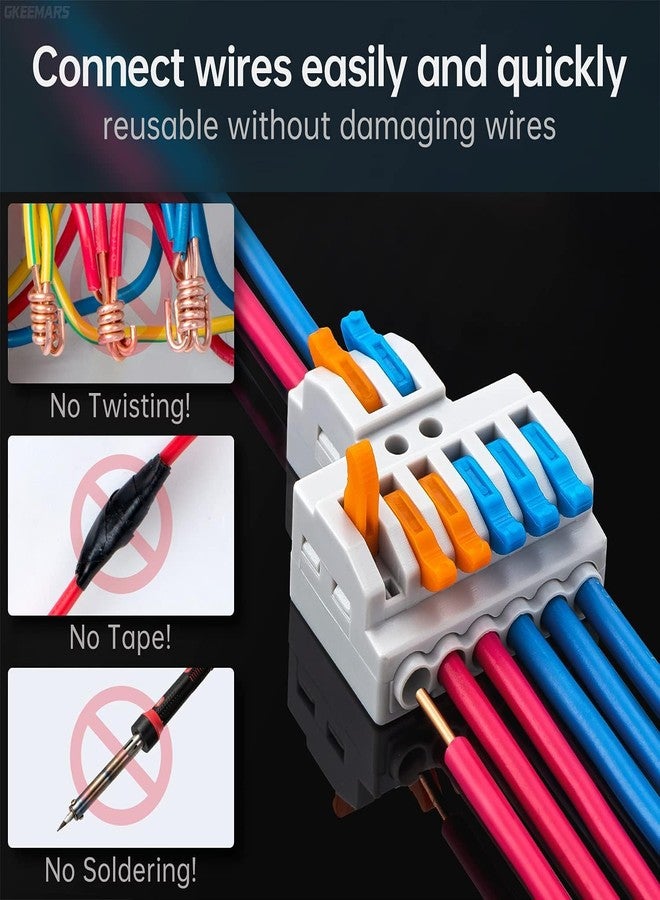 ريس 52 REES52 10 قطع PCT-SPL-62 0.08-2.5 مم 6:2 موصل سلك طرفي مع ذراع قفل زنبركي لتوصيل الكابلات - Image 2