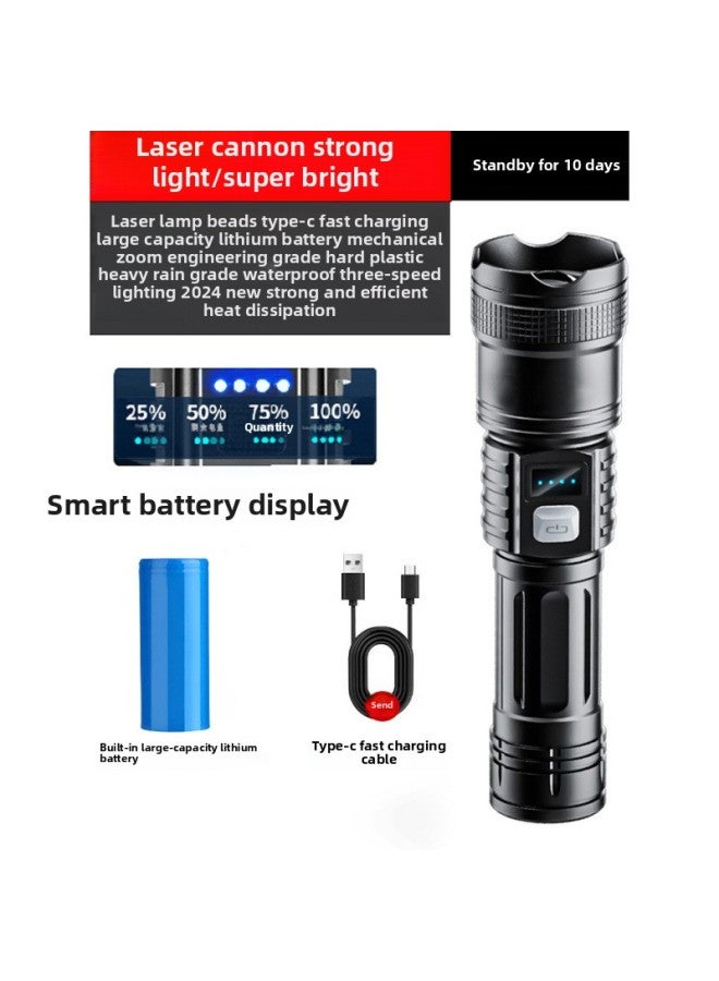 Strong Flashlight Charging Long Endurance Durable Household Outdoor Spotlight Portable Super Bright Xenon Lighting Electric Wholesale 