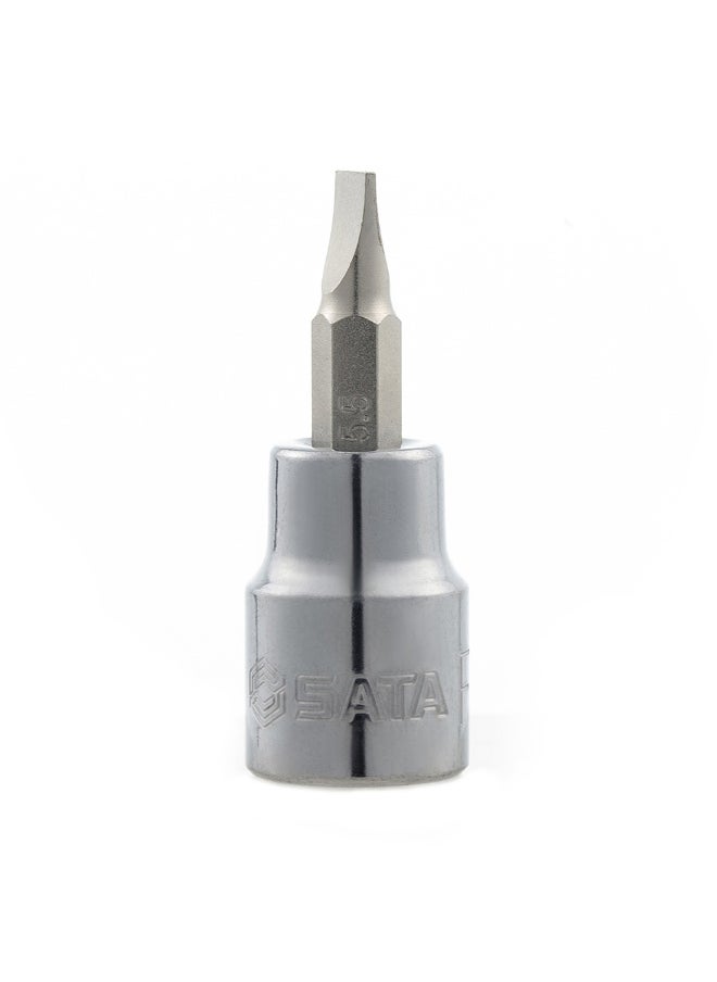 Sata SATA SC22504 3/8" Drive Slotted Bit Socket 4mm  - Image 1