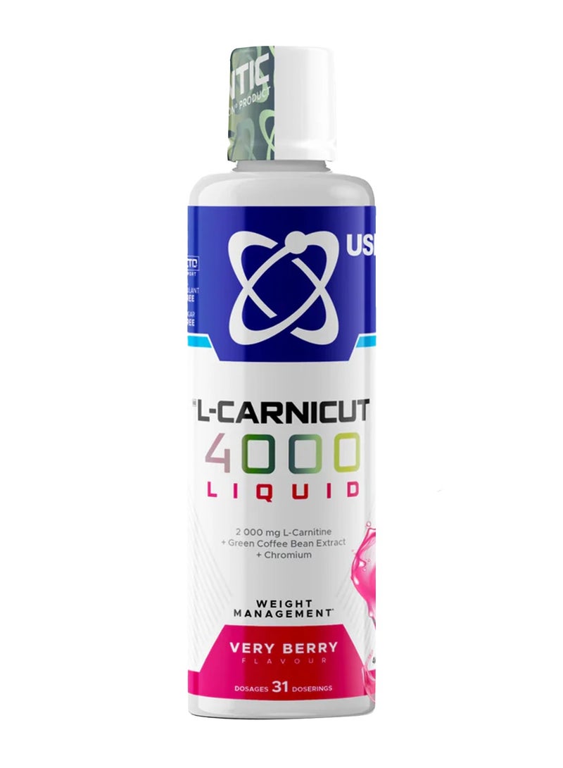 USN Liquid L-Carnicut 4000 Very Berry 465Ml - Image 1