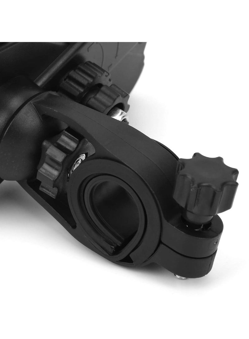 Huitich Universal 360° Rotating Bike & Motorcycle Phone Holder Adjustable Mobile Mount for Handlebar - Image 3
