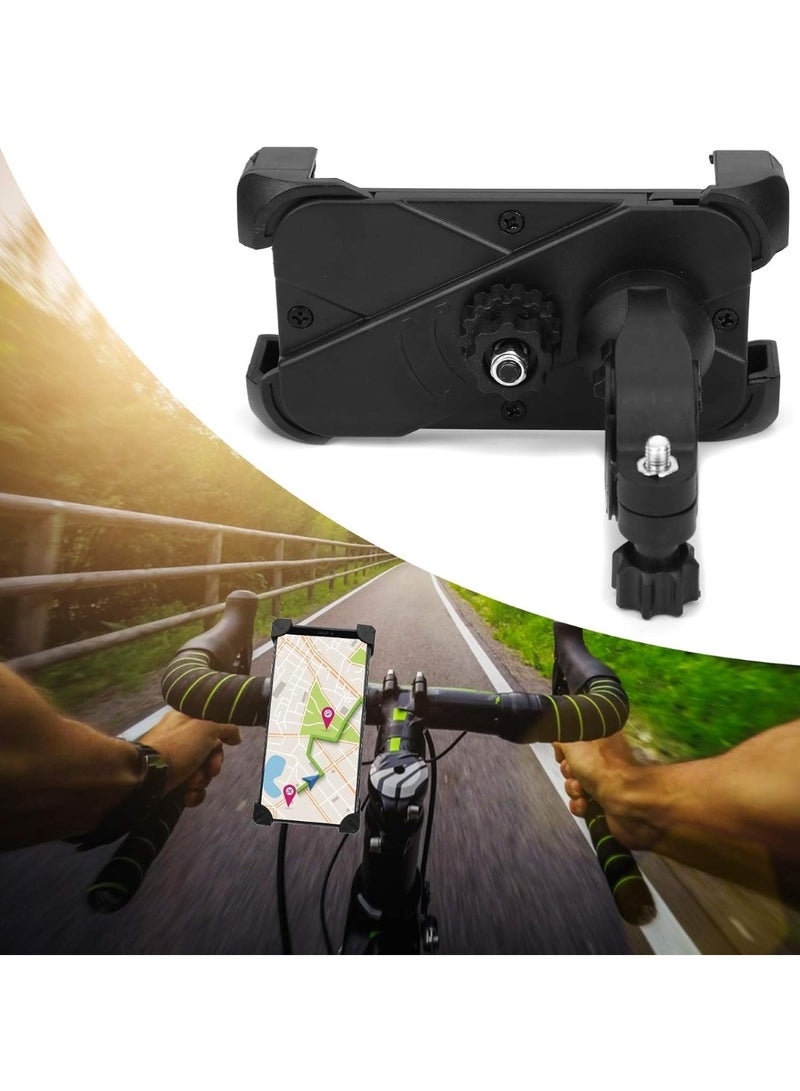 Huitich Universal 360° Rotating Bike & Motorcycle Phone Holder Adjustable Mobile Mount for Handlebar - Image 4