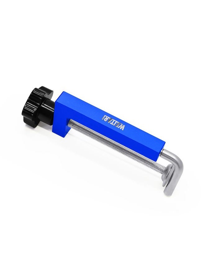 WEITARI Universal Fence Clip Clamps Woodworking 4 Inch Fixing Clip Adjustable for Packing Cabinet Blue - Image 1