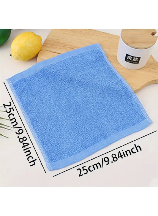 ALMASI 10 Reusable Colored Microfiber Kitchen Towels - Highly Absorbent, Lint-Free Dish Cloth - Versatile, Durable, and Easy to Clean for Home and Kitchen - Image 3