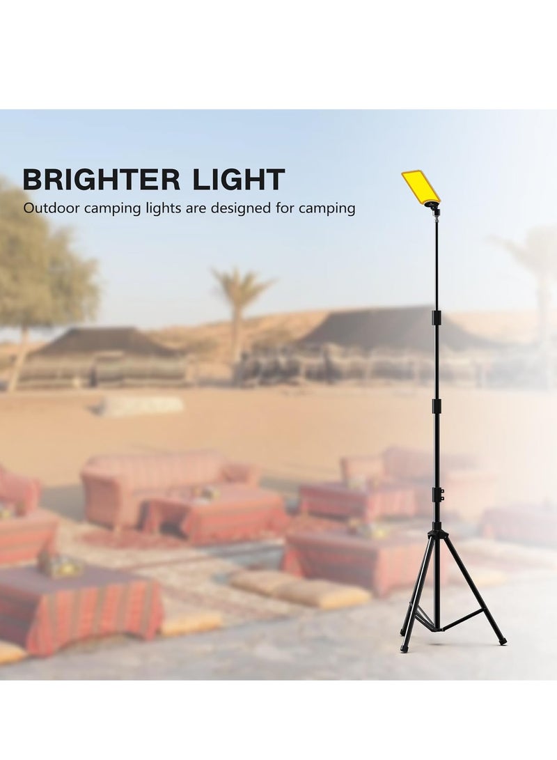 كونبيكس مصباح تخييم صحراوي من onpex بقوة 9600 لومن، مصباح تلسكوبي جديد مع ضوء صيد مثالي للتخييم في الهواء الطلق والحفلات والأماكن العامة وأي أنشطة خارجية - Image 2