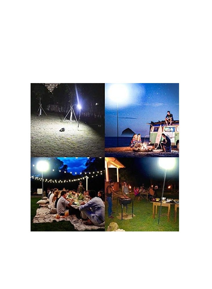 كونبيكس مصباح تخييم صحراوي من onpex بقوة 9600 لومن، مصباح تلسكوبي جديد مع ضوء صيد مثالي للتخييم في الهواء الطلق والحفلات والأماكن العامة وأي أنشطة خارجية - Image 5