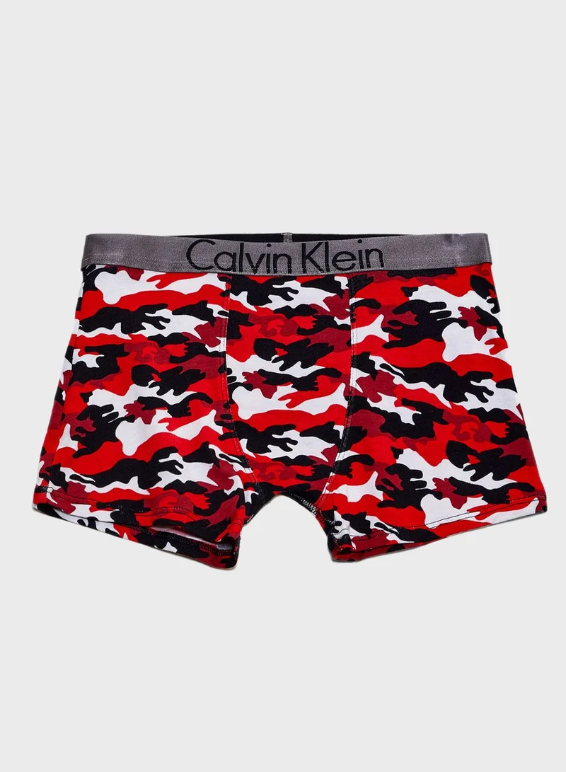 CALVIN KLEIN Teen 2 Pack Boxer Shorts