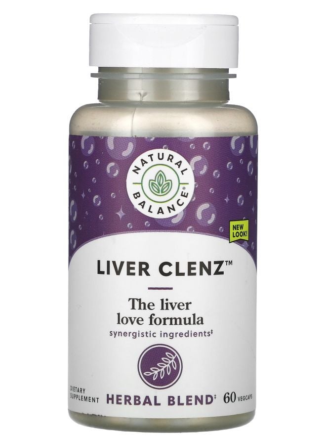 Natural Balance Liver Clenz 60 VegCaps - Image 1