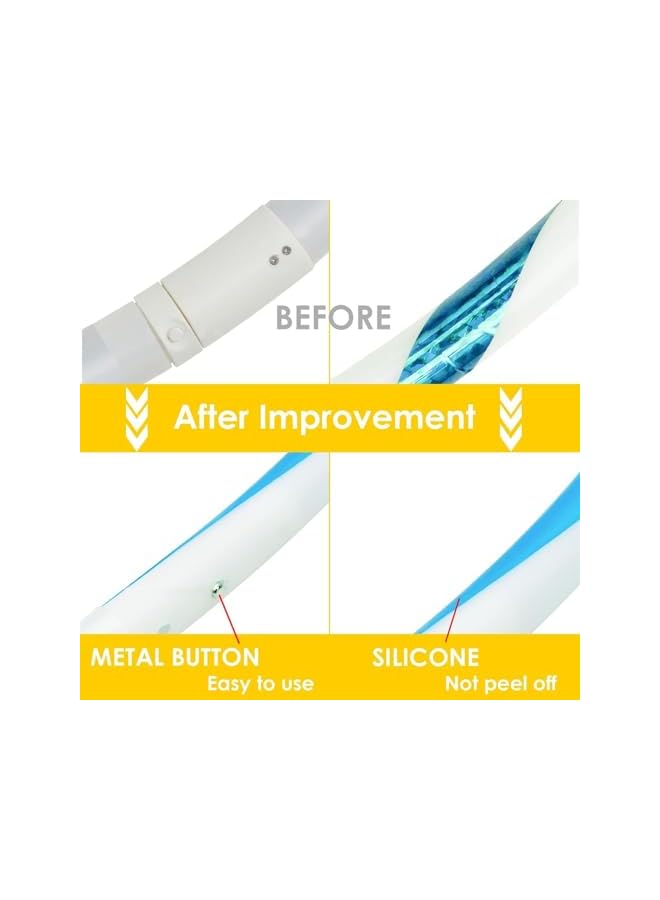 PROMASS حلقة رقص مضيئة LED للبالغين والأطفال، معدات لياقة بدنية بتغيير تلقائي للألوان (الحجم: 90) - Image 3