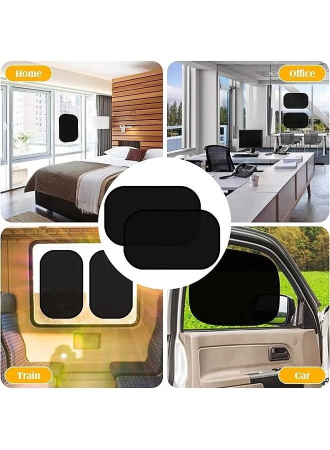 راكسوم مظلات نافذة السيارة 4 عبوات 17×14 بوصة - Image 2