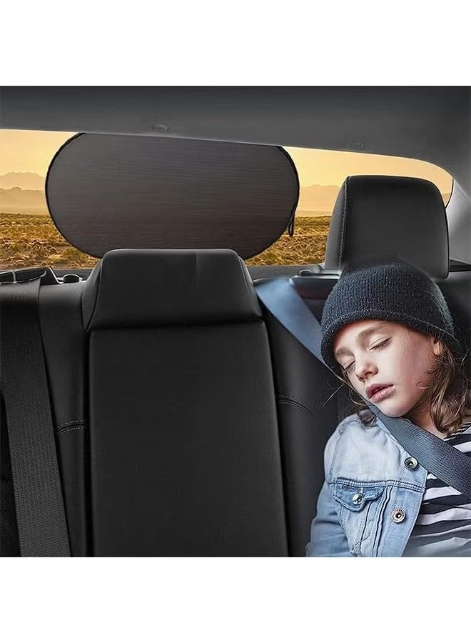 راكسوم مظلات نافذة السيارة 4 عبوات 17×14 بوصة - Image 5