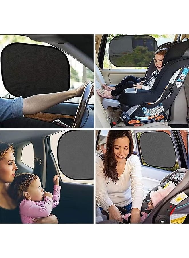 راكسوم مظلات نافذة السيارة 4 عبوات 17×14 بوصة - Image 3