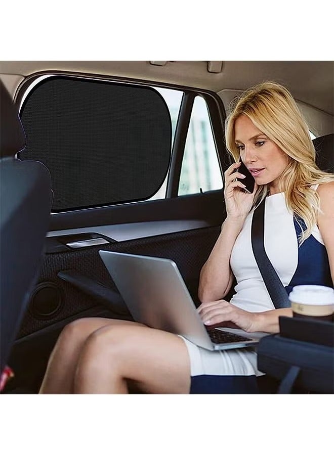 راكسوم مظلات نافذة السيارة 4 عبوات 17×14 بوصة - Image 4