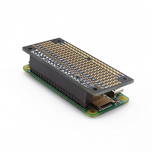 Treedix 2pcs GPIO Protoboard Breadboard HAT with Female Pin Connector PCB Prototyping Board Pi Zero Board Compatible with Raspberry Pi Zero(unwelding - Image 3