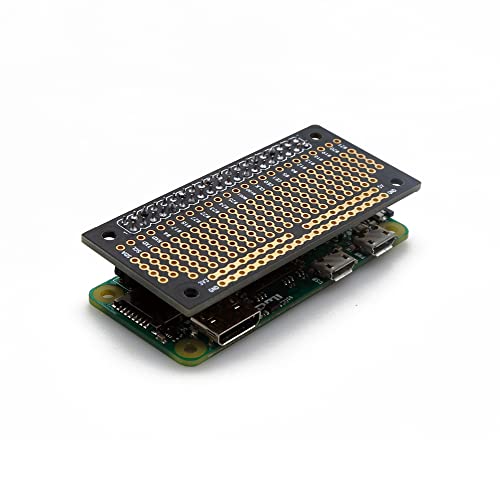 Treedix 2pcs GPIO Protoboard Breadboard HAT with Female Pin Connector PCB Prototyping Board Pi Zero Board Compatible with Raspberry Pi Zero(unwelding - Image 4