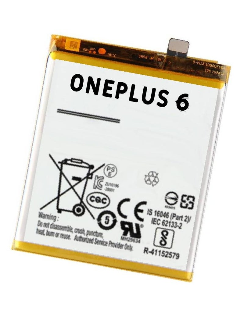 HYX - Replacement High Quality Original Battery For OnePlus 6 - Image 1