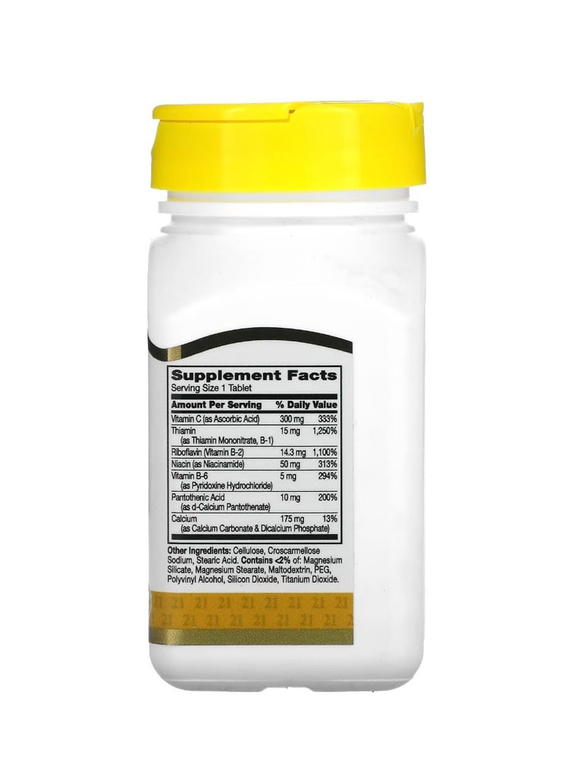 21st Century B-Complex Plus Vitamin C 100 Tablets - Image 2