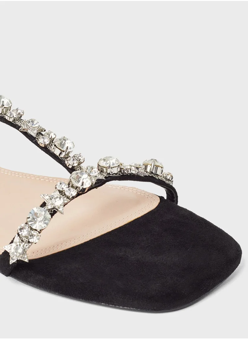 Dune LONDON Nasa Embellished Sandals