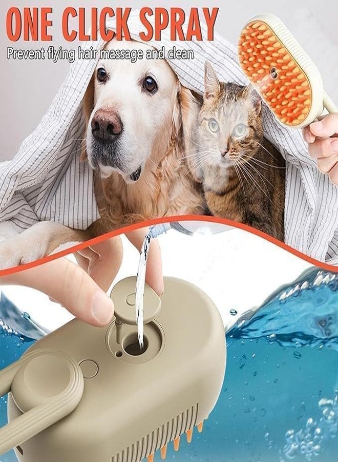 BUZZMEX Pet Hair Brush for Dogs & Cats, Foldable Steamer Grooming Comb, Self Cleaning Lint Remover, Dog Hair Brush for Sofa, Clothes, Car rooming Kit for Persian Cat, Puppy - Image 3