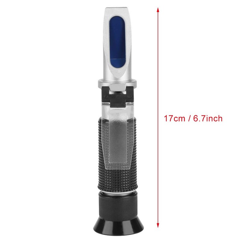 Chloride Refractometer, 1pc 0~28% Salt Analyzer Tester Salinometer for Food Salinity Measurement Marine, Monitoring, Fish Farming, Pool Hydrometer Meter - Image 2