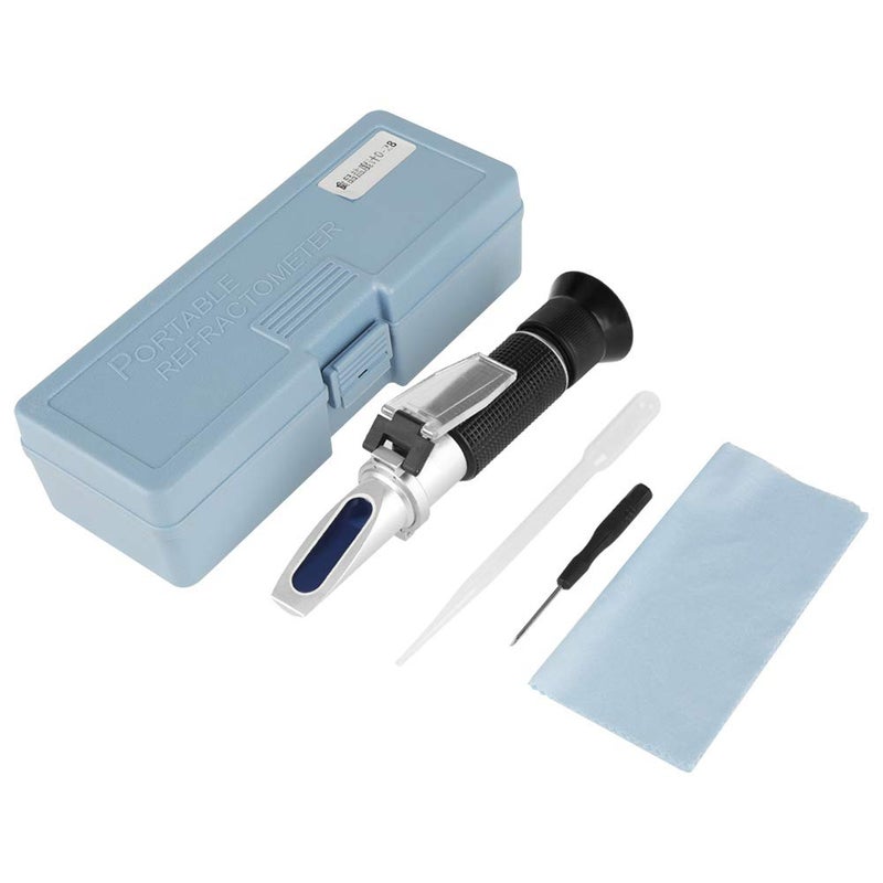 Chloride Refractometer, 1pc 0~28% Salt Analyzer Tester Salinometer for Food Salinity Measurement Marine, Monitoring, Fish Farming, Pool Hydrometer Meter - Image 1