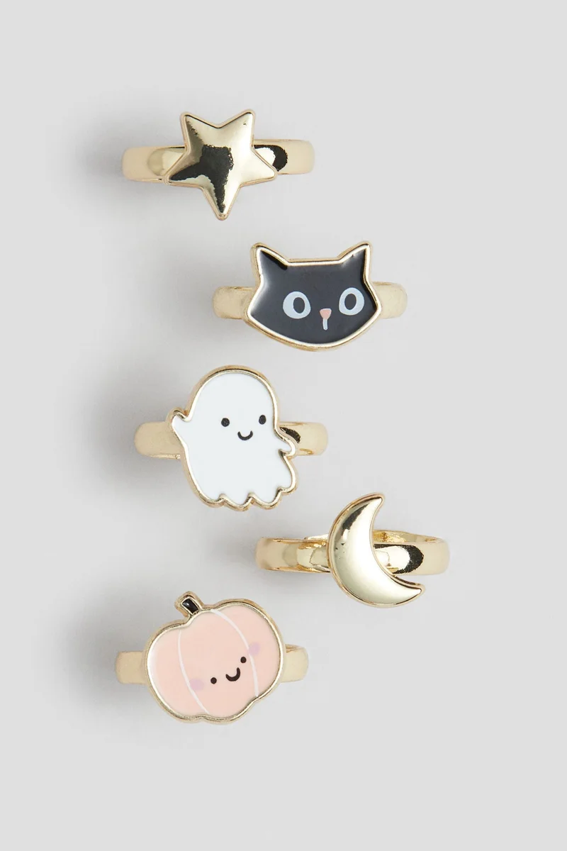 H&M 5-pack rings