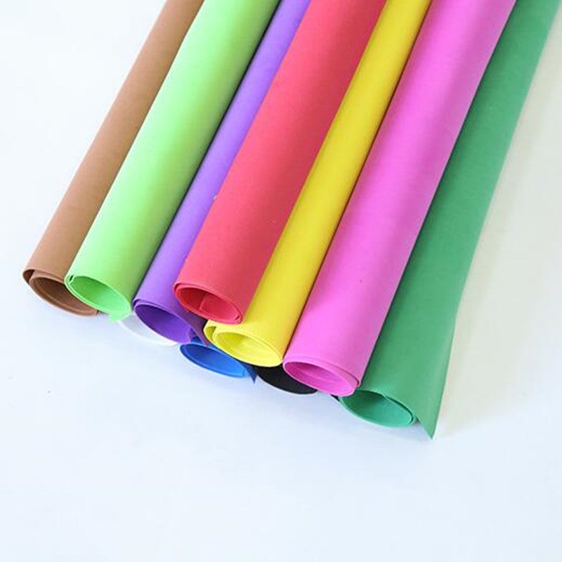 50*50Cm Large Sponge Paper 1Mm Thick Eva Foam Paper Handmade Diy Puzzle Material Kindergarten Rubber Paper - Image 3
