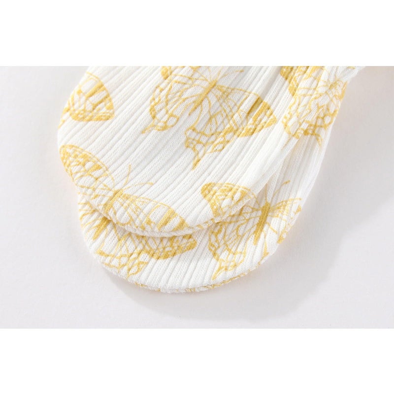 JELYLOVE 5 Pack Unisex New Born Boy Girls No Scratch Mittens Cotton Soft Baby Gloves Accessory 0-3 Months Infant Essentials - Image 4