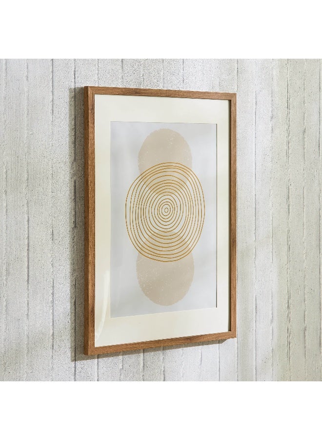 Home Box Pier Abstract Shapes Framed Picture - For Home Decor - Image 1