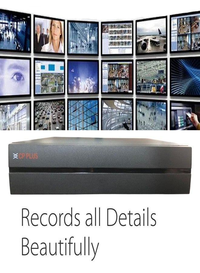 CP Plus CP-UVR-0401E1-IC2 4 Channel Full HD DVR with H.265+ Compression – Upto 2.4MP Camera Support, Black - Image 4